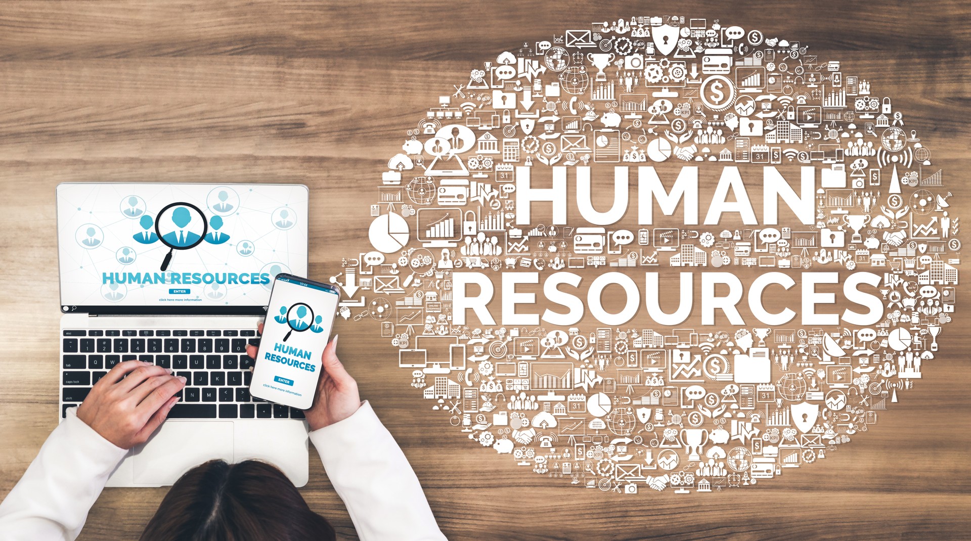 Human Resources and People Networking Concept